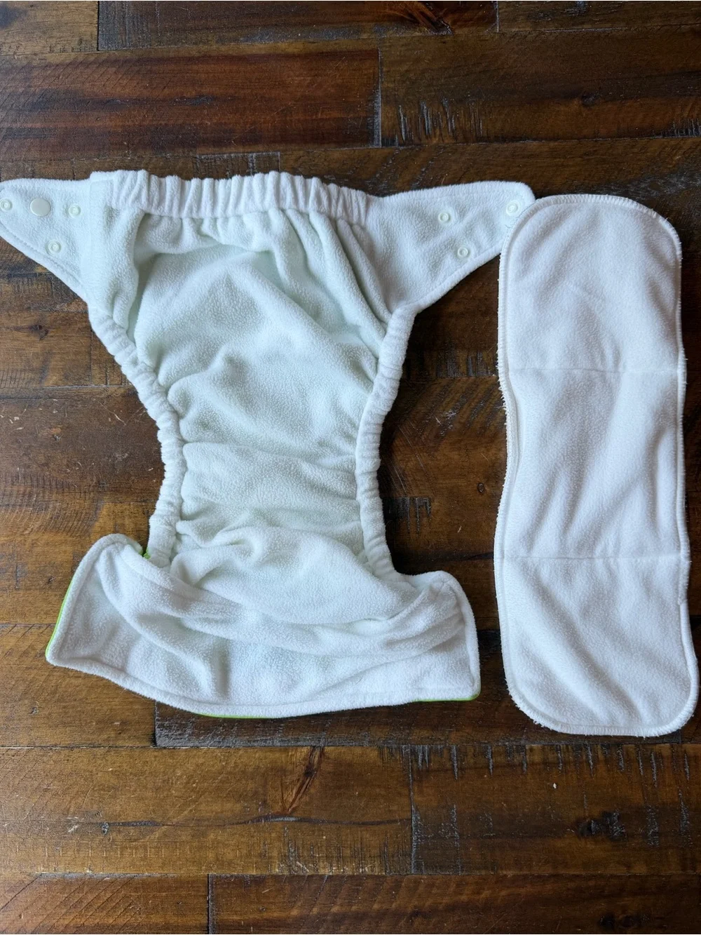 Charlie Banana Bright Green Snap Cloth Diaper
